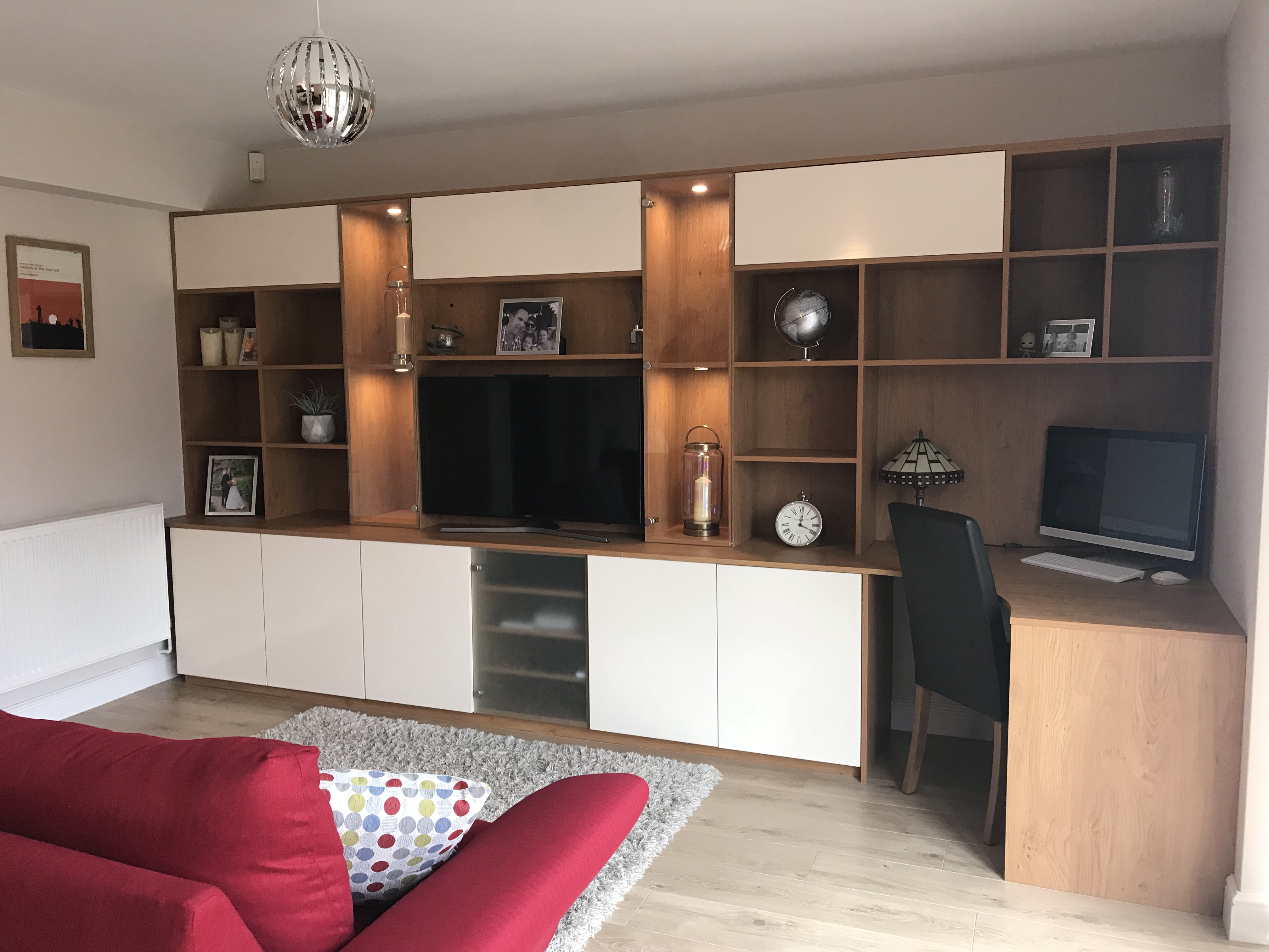 living room custom-made cabinet